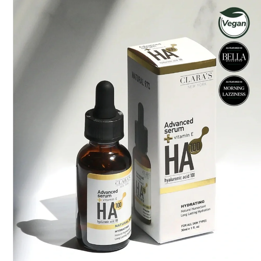 CLARA’S Advanced Hydrating Hyaluronic Acid 100 Serum 1oz $25 NIB